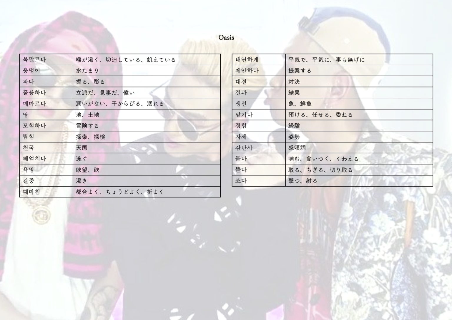 【歌詞和訳/単語リスト付き】Oasis Crush (Feat. ZICO) すきままLanguage